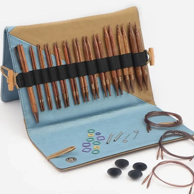 KnitPro Ginger Interchangeable Circular Needle Set Deluxe 60/80/100 cm